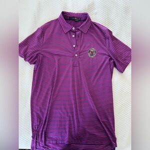 U.S. Open Pinehurst 2014 Ralph Lauren Striped Active Polo • Medium